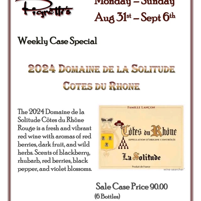 Wine deal of the week