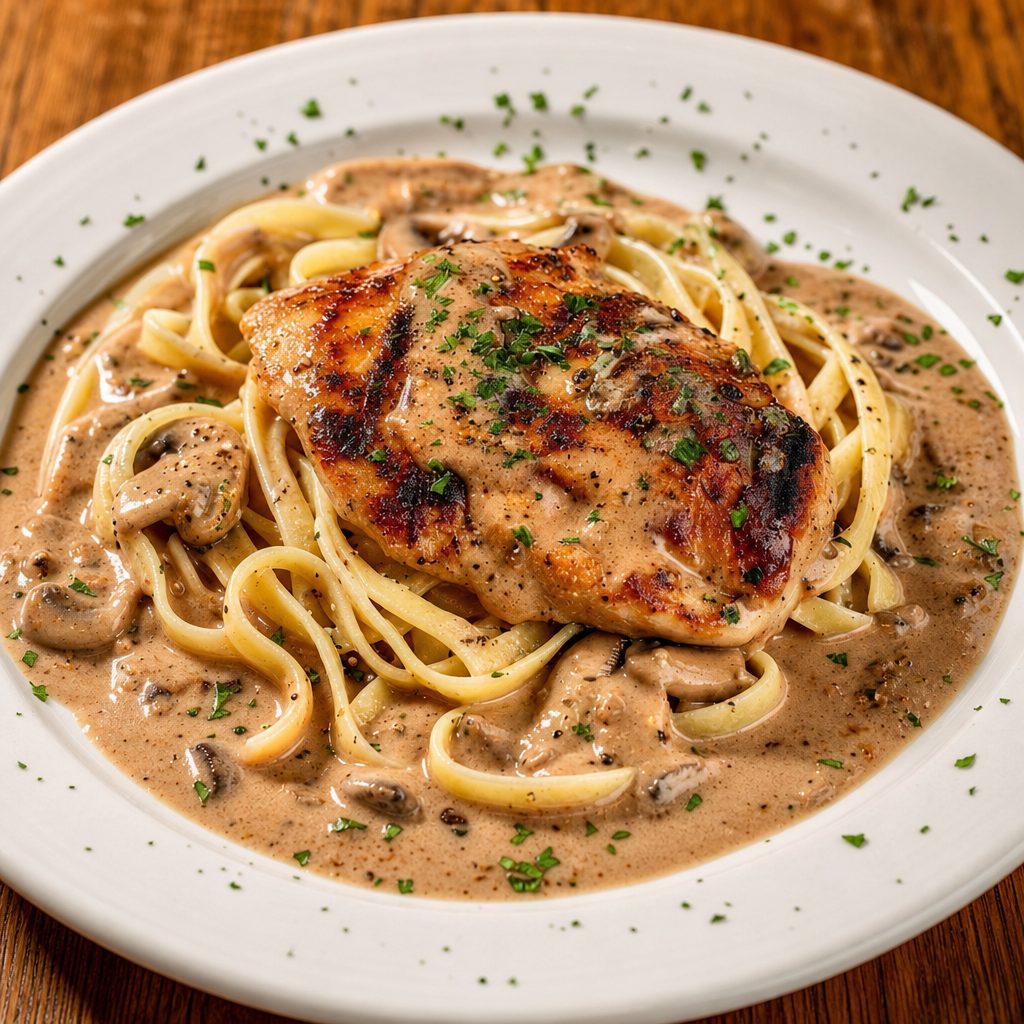 Chicken Marsala.