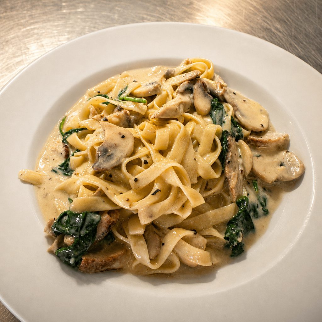 Fettuccine Pignoli.