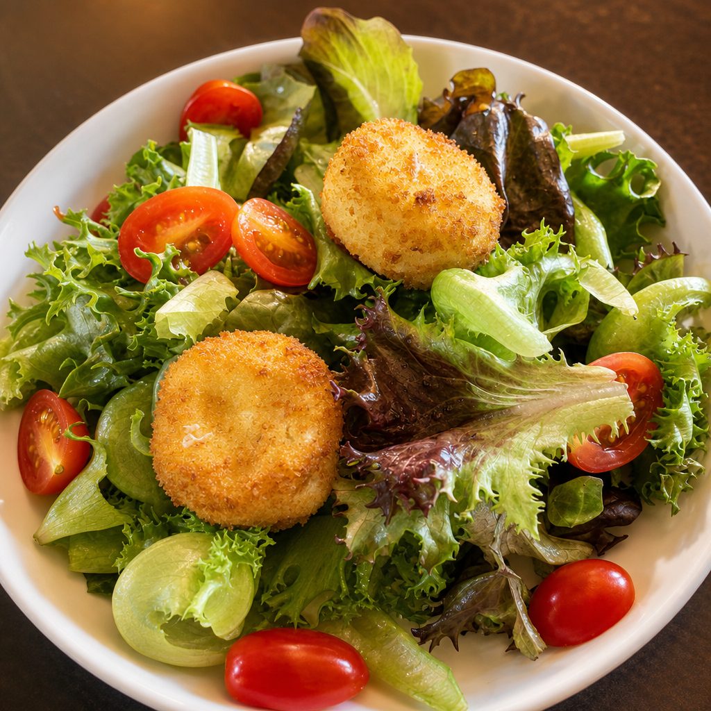Warm Goat Cheese Salad.